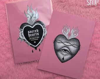 SACRED HEARTS (art print set)