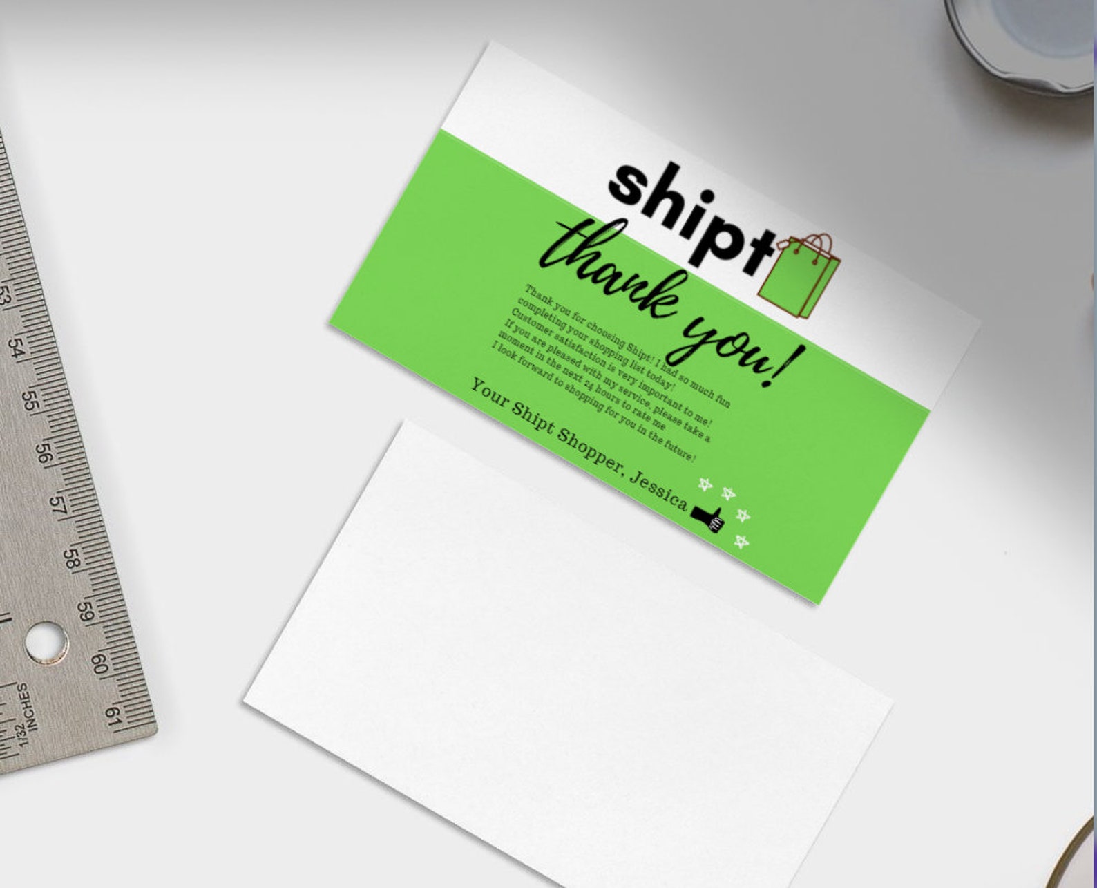 Shipt Thank You 50 Printable Business Cards Shipt Thank You Etsy Shipt Thank You 50 Printable Business Cards Shipt Thank You Etsy
