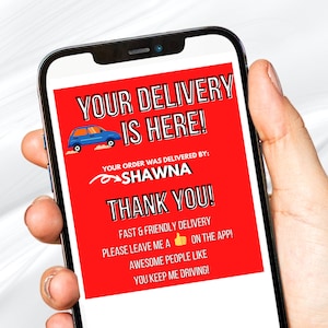 Mensagem de entrega, foto de texto personalizada, mensagem animada, saudação personalizada, avaliação cinco estrelas, texto animado