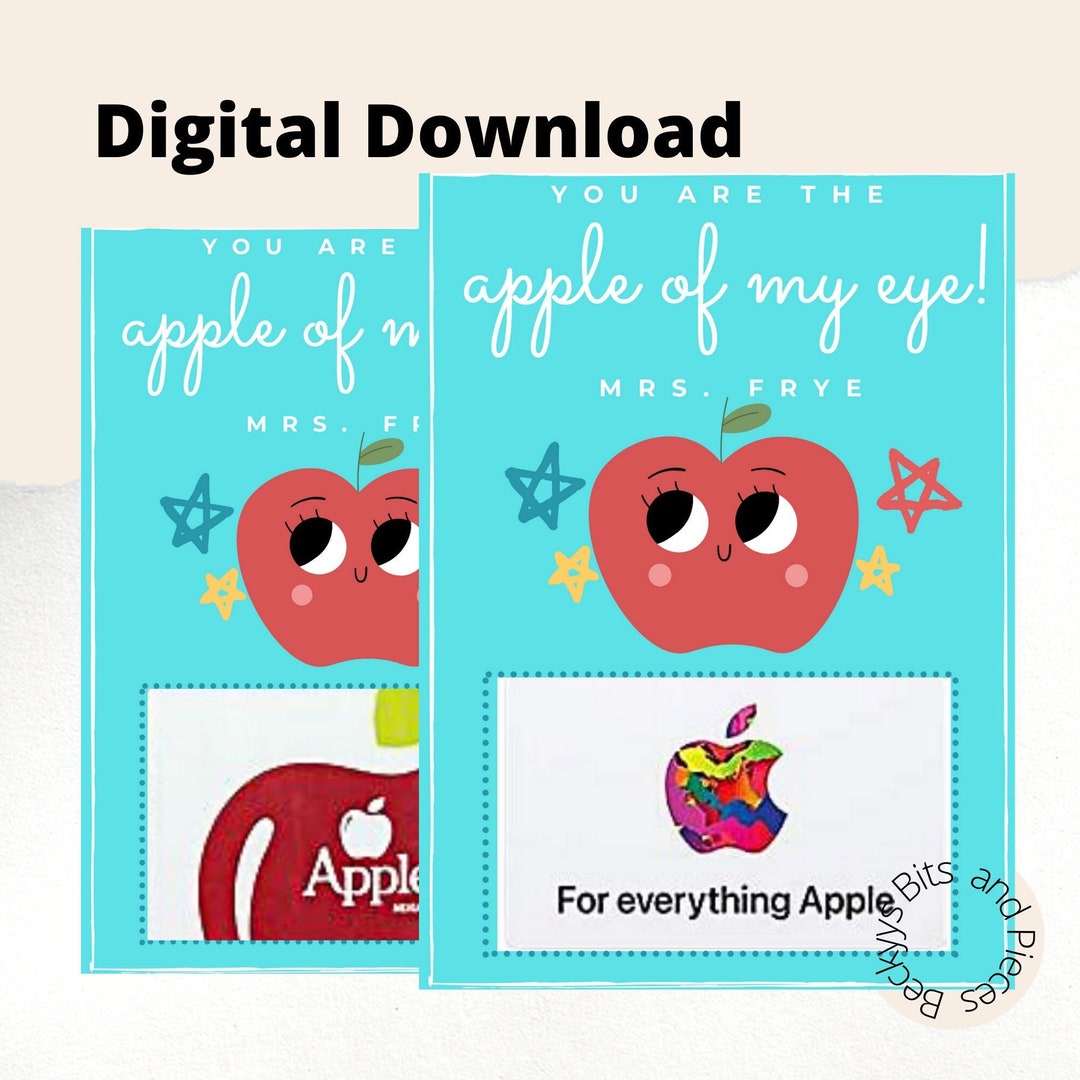 Teacher Thank You Card Teacher Appreciation Gift Teacher Etsy