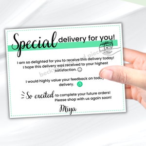 Entrega especial, Entrega de comidas, Entrega de paquetes, Nota al cliente, Servicio de entrega, Entrega de comestibles, Conductor de entrega, Comprador de comestibles