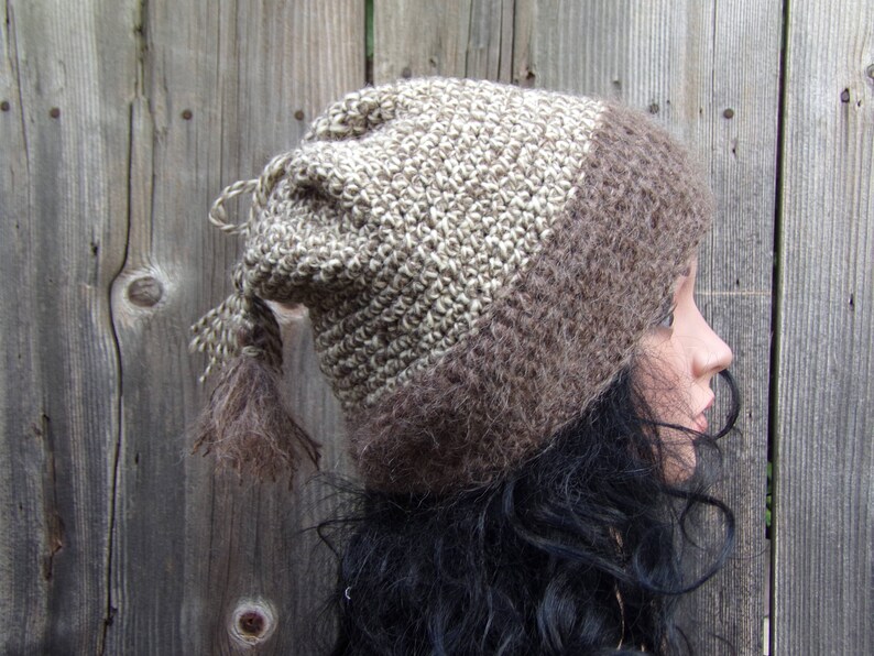 Oversized Slouch Hat Chunky Knit Hat Knit Beanie Grunge Beanie Slouch Beanie Hat Wool /& Mohair Slouchy Women Hat Oversized Beanie