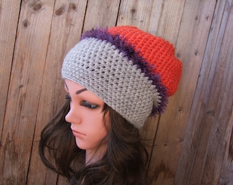 Winter Beanie Tams Women Knit Hat Knit Beanie Wool Hat Oversized Slouch Hat Grunge Beanie Chunky Knit Hat Crochet Beanie Winter Hat