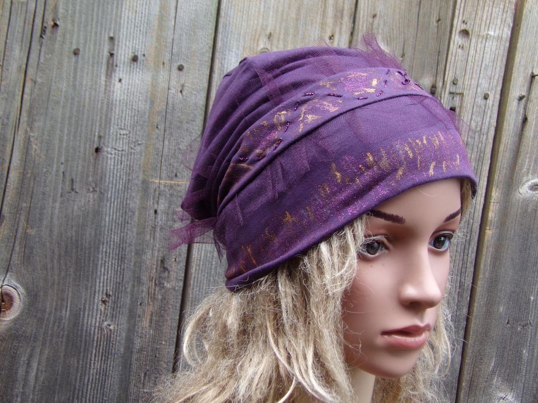 Coole Baumwoll-Beanie Für Damen & Herren - Slouchy Mütze Auch Als Chemo-Kopfbedeckung