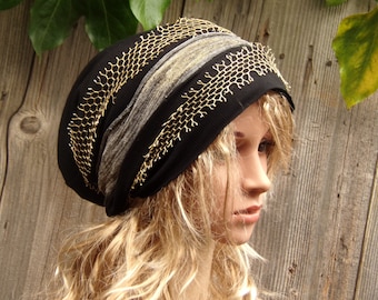 Slouchy Beanie hat-Lightweight Women’s Headwear-Beanies for Hair Loss-Hats for Cancer Patients-Chemo Headwear-Head Covering-Beanie Headwear