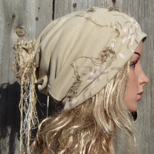 Slouchy Beanie hat-Lightweight Women’s Headwear-Beanies for Hair Loss-Hats for Cancer Patients-Chemo Headwear-Head Covering-Beanie Headwear