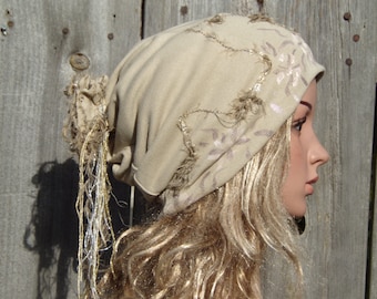 Slouchy Beanie hat-Lightweight Women’s Headwear-Beanies for Hair Loss-Hats for Cancer Patients-Chemo Headwear-Head Covering-Beanie Headwear