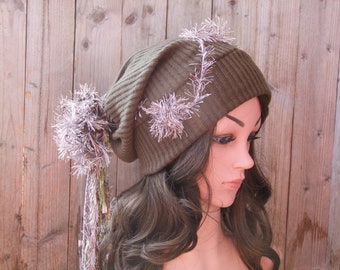 Gorro desleixado - Gorro feminino leve - Gorros para queda de cabelo - Chapéus para pacientes com câncer - Chapéu de quimio - Cobertura de cabeça - Gorro