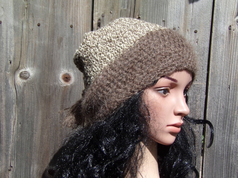Oversized Slouch Hat Chunky Knit Hat Knit Beanie Grunge Beanie Slouch Beanie Hat Wool /& Mohair Slouchy Women Hat Oversized Beanie