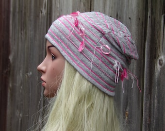 Chapéu feminino Tams, chapéus de quimioterapia, gorros de quimioterapia, chapéus de quimioterapia, chapéu de algodão, chapéus para pacientes com câncer, cobertura de cabeça, gorros