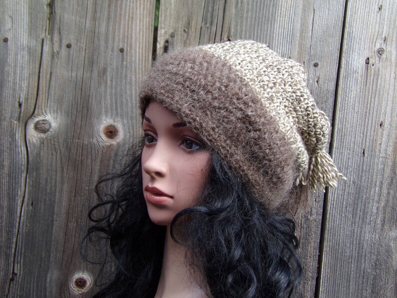 Oversized Slouch Hat Chunky Knit Hat Knit Beanie Grunge Beanie Slouch Beanie Hat Wool /& Mohair Slouchy Women Hat Oversized Beanie