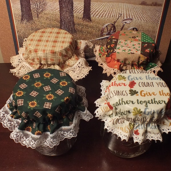 Canning Jar Cover Etsy