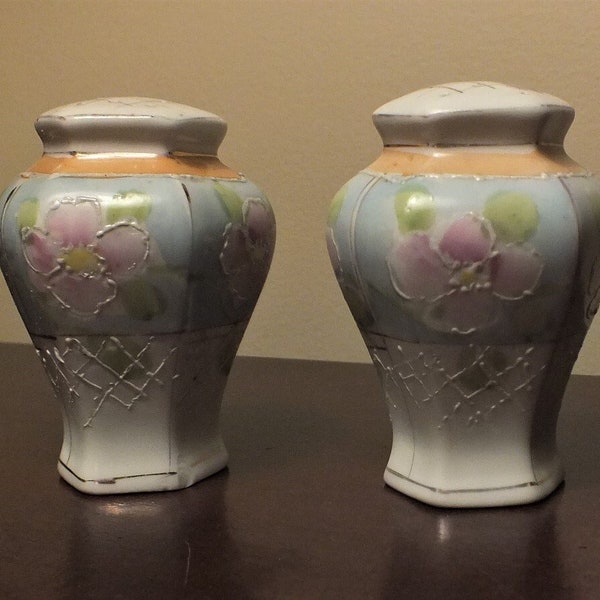 Antique Salt and Pepper Shakers Made in Japan Etsy
