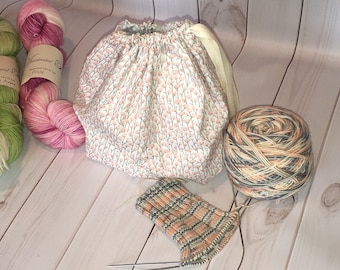 Draw String Projekt Baumwolltasche - Socke Sack