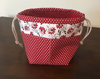 Draw String Projekt Baumwolltasche - Socke Sack