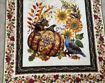 Quilt-53 "x 61" Herbstlicher Quilt