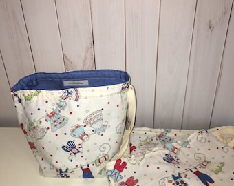 Draw String Projekt Baumwolltasche - Socke Sack