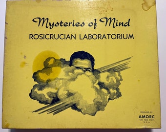 Mysteries of the Mind Rosicrucian Laboratorium. Extremely rare. 1959. Very decent condition for its age.