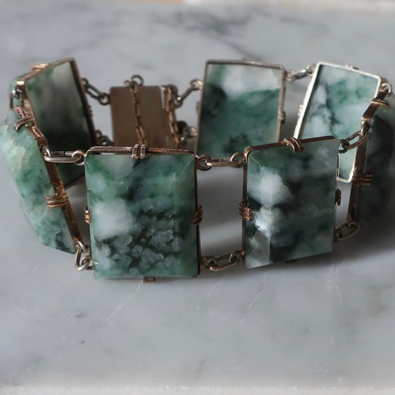 Antique agate bracelet. Antique Scottish agate pa… - image 5