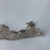 Men's Sterling Silver Fleur De Lis Micro Pave Ring – .925, Cubic Zirconia - View #3