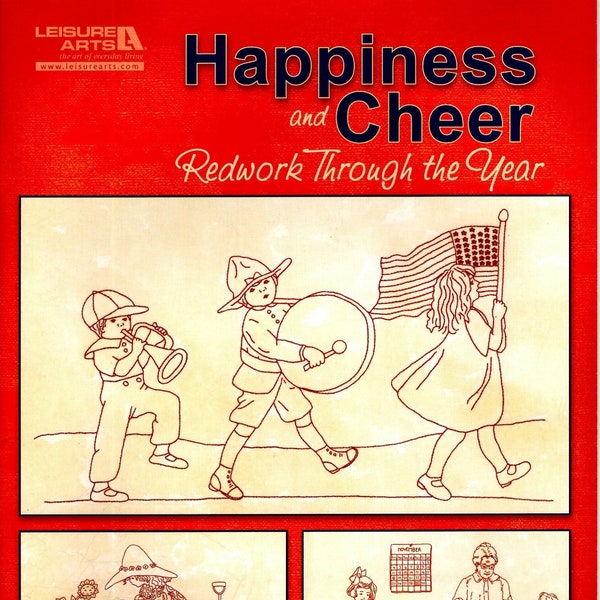 Redwork Embroidery Etsy