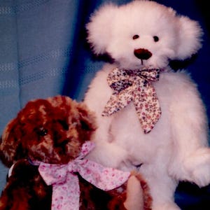 11&quot; Jointed Bear Doll Uncut PATTERN Beardeaux Bear Beary Grand Linda Johnson Stuffed Animal Teddy Bear Teddybear Pattern Dollmaking Heirloom