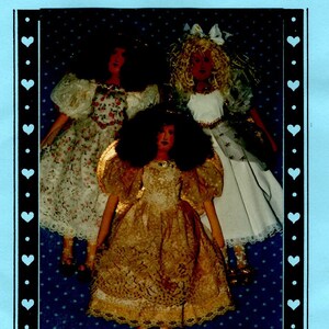 16&quot; Angel Doll Soft Sculpture Uncut PATTERN Large Cloth Dolls + Clothing The Seraphim Society Winslow Collection Angel Dollmaking Pattern