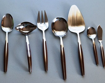 Eldan ELD2 BROWN Stainless Steel Japan MCM Glossy Silverware