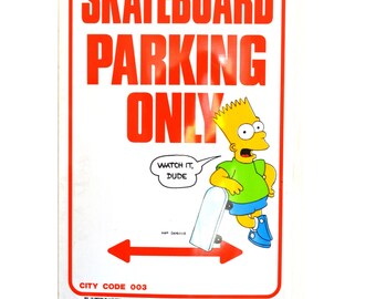 Bart Simpson Sign Etsy