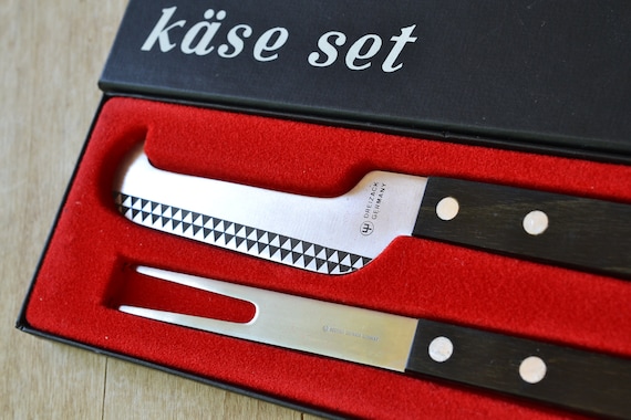 Engraved Cheese Knife Gift Set - Tridente