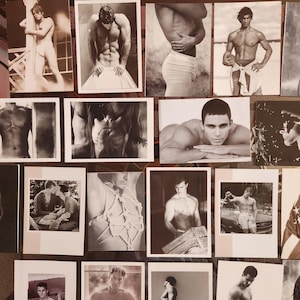 Vtg Grab Bag Beefcake Postcards Lot / Gay Interest / Photography / Wall