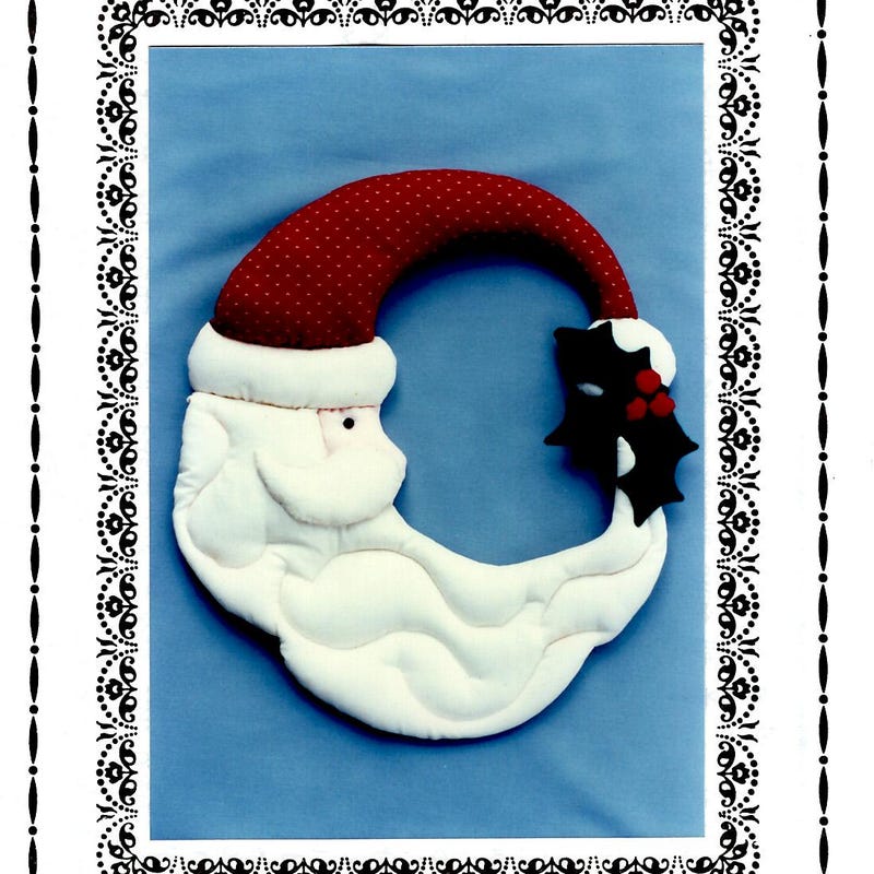 Wooden Santa Head Hanger main image 1