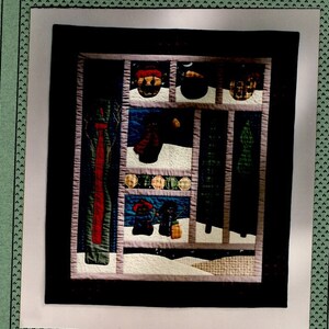 Snowman Applique Mini Quilt Uncut Pattern Applique Quilt 36x41&quot; These Guys Don&#39;t Melt Fabric Expressions Christmas Wall Hanging Quilting