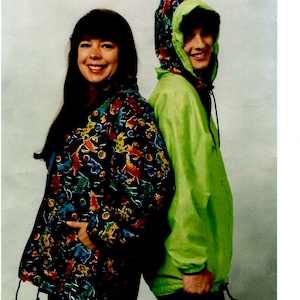 Unisex Reversible Jacket Uncut PATTERN Birch Street Clothing Sz XS-XL Years Only 3 Pieces Optional Collar Adult Light Coat Sewing Pattern