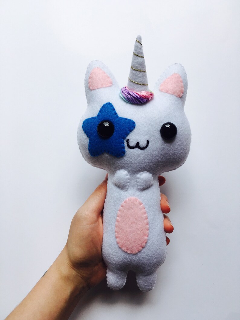 unicorn cat plush
