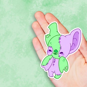 Franken-Bat - Cute Kawaii Vinyl Sticker | Laptop Sticker |  Water bottle Sticker | Waterproof Sticker Decal | Gift