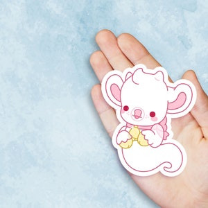 Chilly the Ghost Cow - Cute Kawaii Vinyl Sticker | Laptop Sticker |  Water bottle Sticker | Waterproof Sticker Decal | Gift