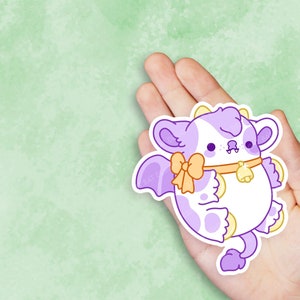Bat Cow Nugget - Cute Kawaii Vinyl Sticker | Laptop Sticker |  Water bottle Sticker | Waterproof Sticker Decal | Gift