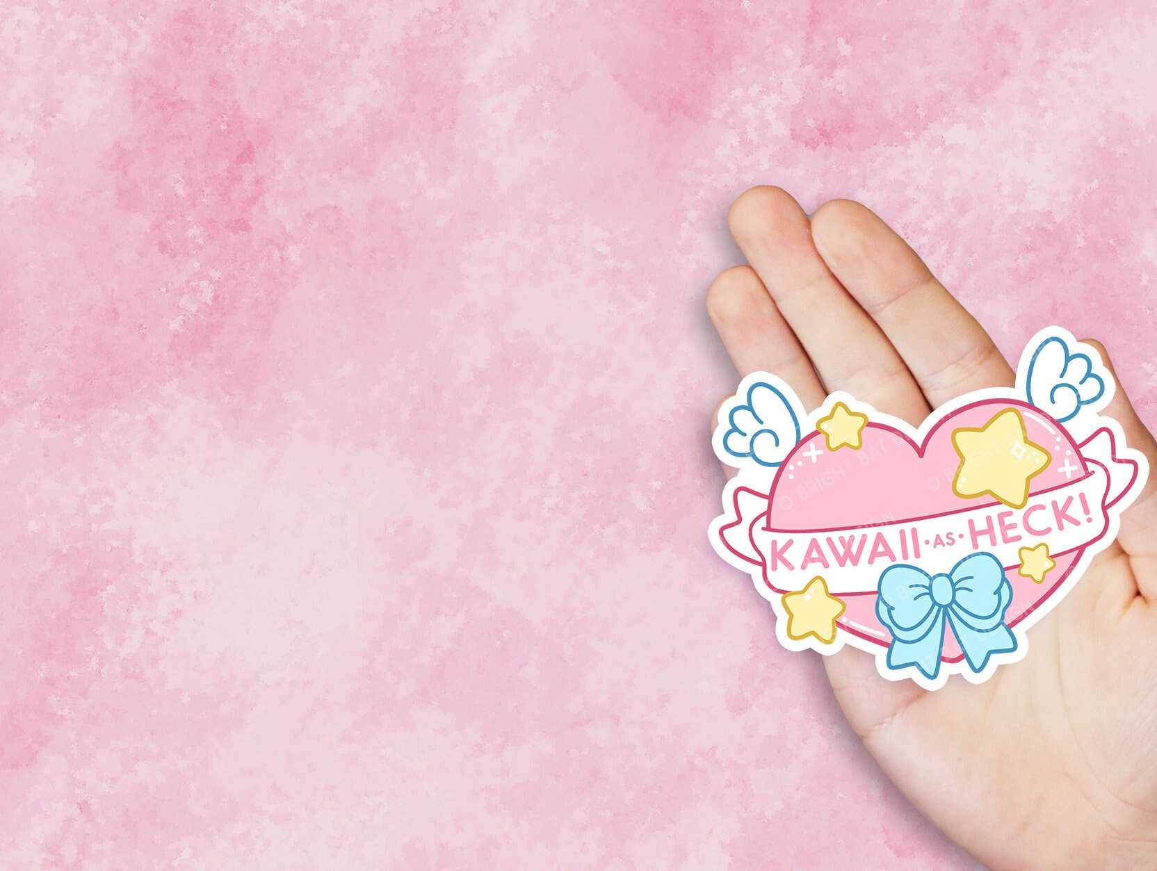 Kawaii As Heck Vinyl Sticker