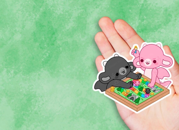 Boardgame Dragons  - Cute Kawaii Vinyl Sticker | Laptop Sticker |  Water bottle Sticker | Waterproof Sticker Decal | Gift