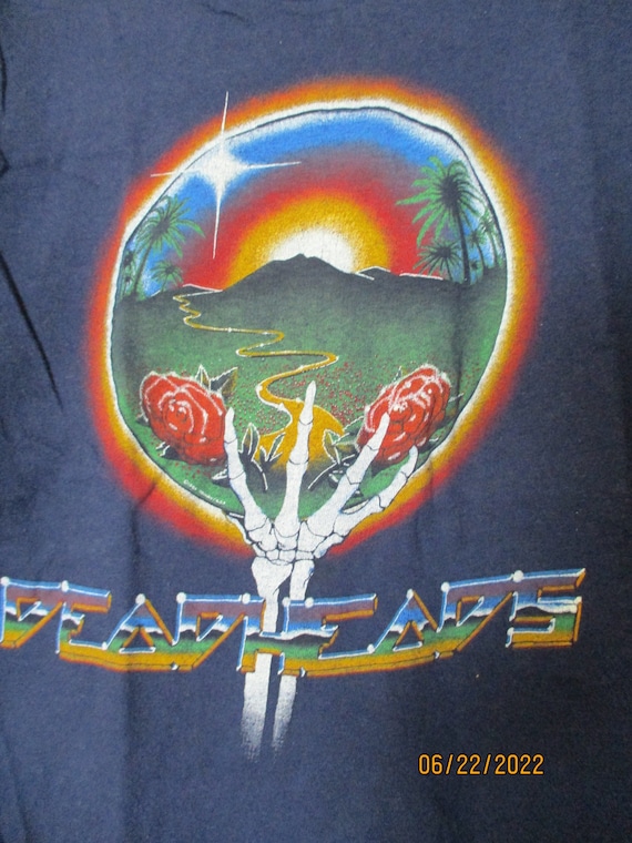 Vintage 1980s Grateful Dead Concert T-shirt, Vibrant Graphics XL Vintage 1980s Grateful Dead Concert T-shirt, Vibrant Graphics XL