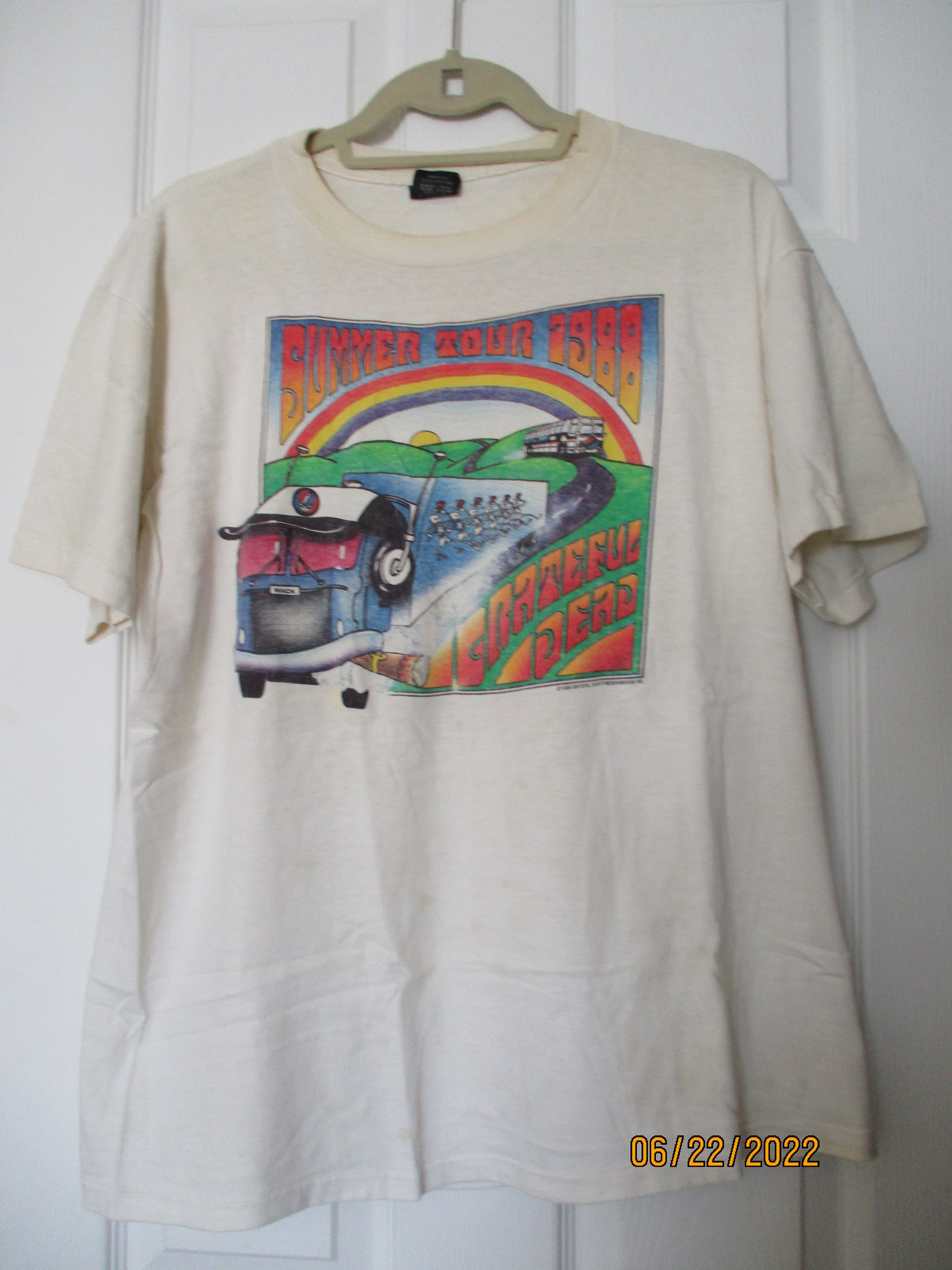 Fantastic Vintage Grateful Dead 1988 Summer Tour Cigar Smoking 