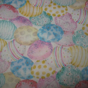Reversible table runner EASTER & 4TH of JULY 100% cotton 3040 long pretty pastel eggs with bright fireworks-perfect for Rv or small space image 3