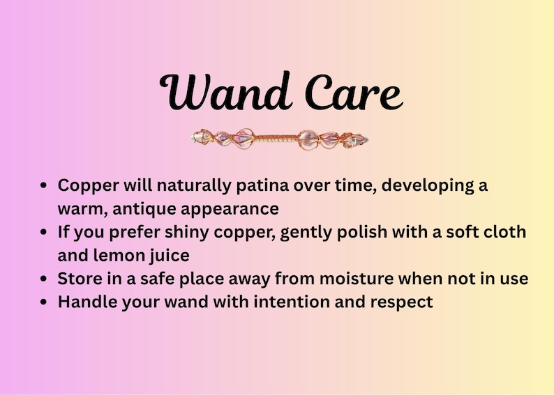 Fluorite Crystal Copper Wand Spiritual Growth Intuition Healing Tool Third Eye Meditation Practitioner Gift image 11