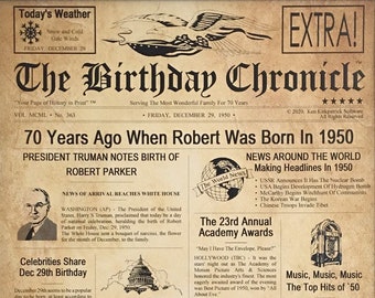 Dad 70th Birthday Etsy