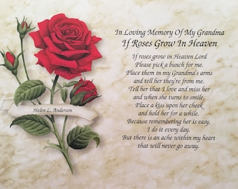 Gedenk-Windspiel Für Oma – „Because Someone We Love Is In Heaven“, Ca. 53,3 Cm, Von Banberry Designs