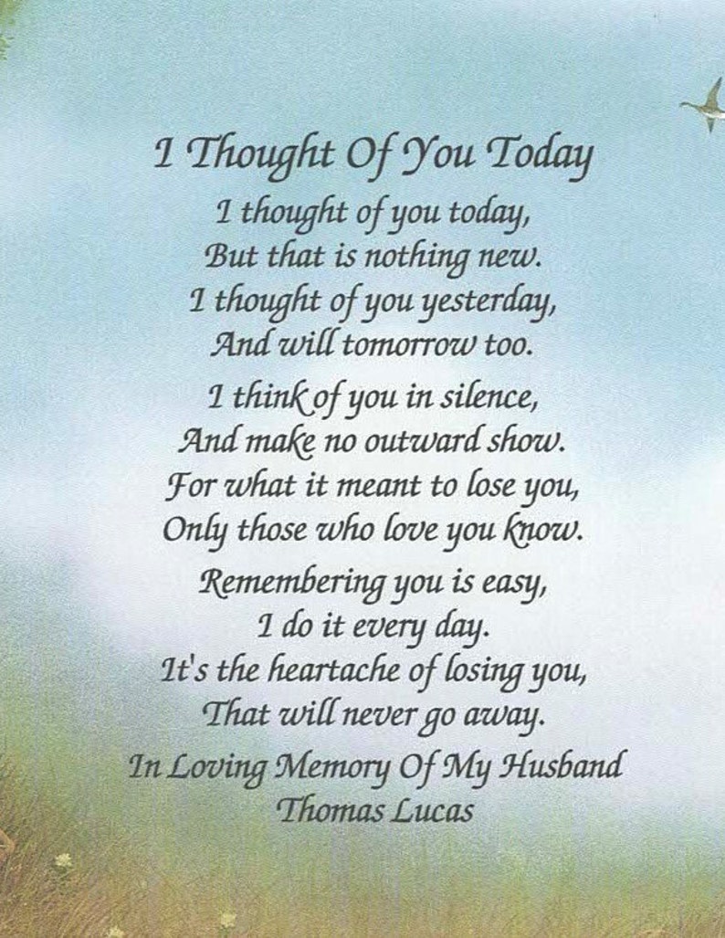 Non Religious Funeral Funeral Poems For Loss Of Husband