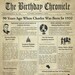 90th Birthday Gifts, Personalized, Headline News Print, Time Capsule, Newsletter Style, 1932 Birthday Gift, Chronicle, 90th Milestone Gift
