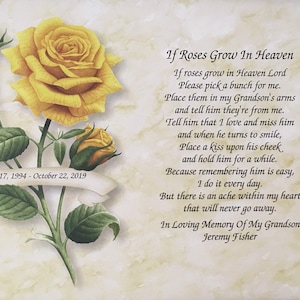 memorial gifts for loss of wife