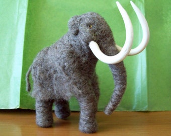 Needle Felted Woolly Mammoth
